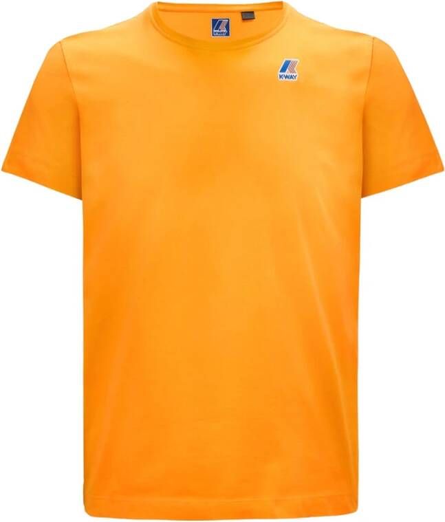 K-way De Echte Edouard Unisex T-Shirt Orange Unisex