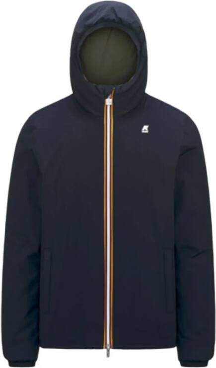 K-way Donkerblauwe Reversible Jack Warm Jas Blauw Heren