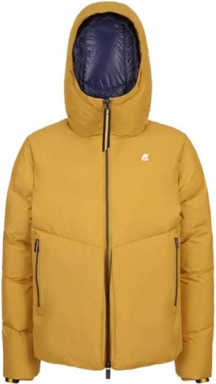 K-way Donsjas Yellow Heren