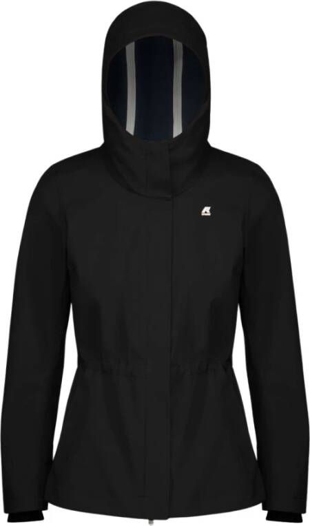 K-way Doralie Bonded Damesjas Zwart Dames