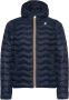 K-way Giacca Valentine Eco Warm con zip e cappuccio uomo K6115Gw Blue Depht Blauw Heren - Thumbnail 1