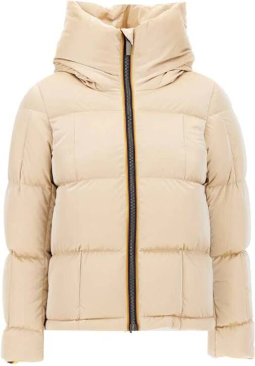 K-way Down Jackets Beige Dames