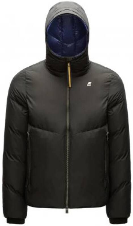 K-way Down Jackets Zwart Heren