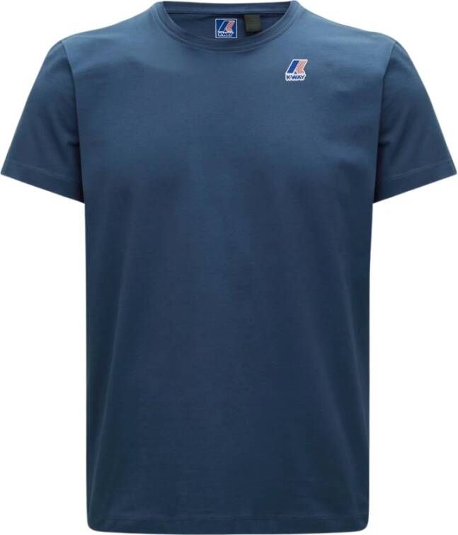 K-way Edouard Unisex T-Shirt Blauw Unisex