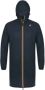 K-way Opvouwbare Lange Zwarte Windbreaker Jas Black - Thumbnail 2