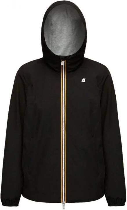 K-way Elegante en Comfortabele Marguerite Stretch Hoodie Zwart Dames