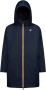 K-way Elysees Unisex Jas Waterdicht & Winddicht Blauw Unisex - Thumbnail 1
