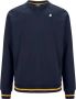K-way Sweatshirt van zwaar katoen met ronde hals Blue Heren - Thumbnail 1