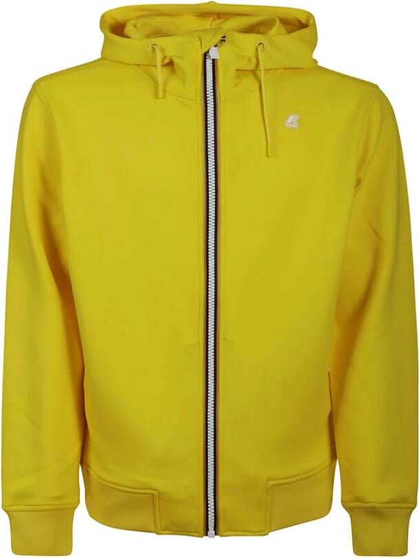 K-way Geel Oranje Rits Hoodie Geel Heren
