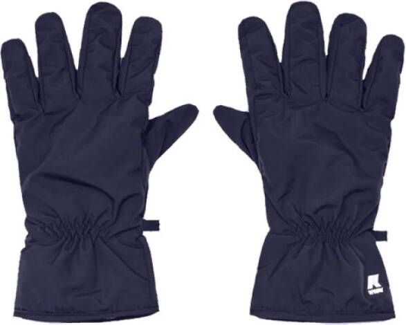 K-way Stijlvolle handschoenen voor buitenactiviteiten Blue Heren
