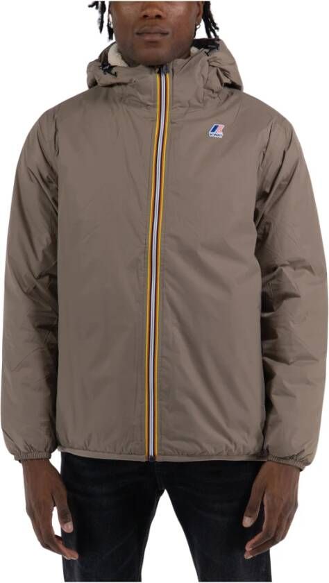 K-way Heren Le Vrai 3.0 Claude Jas Beige Heren