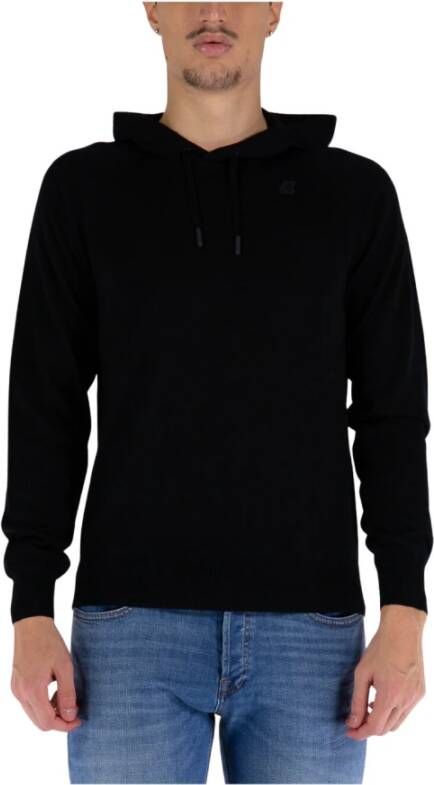 K-way Hoodie Zwart Heren