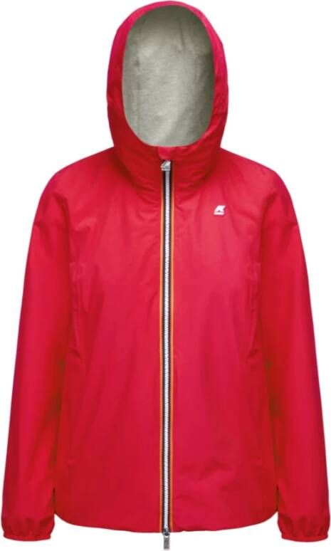 K-way Stijlvolle Rode Jas Medio Marguerite Poly Rood Dames