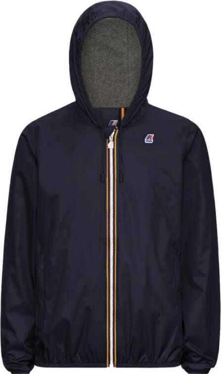 K-way Jacques Nylon Jersey Blauw Heren - Foto 1