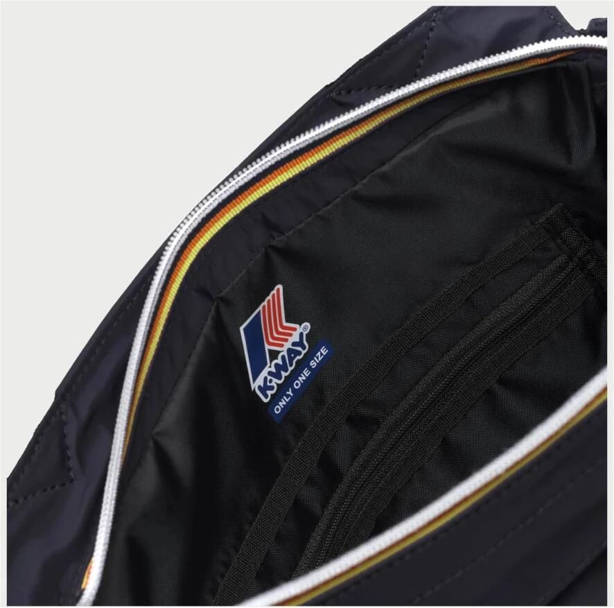 K-way Blauwe Polyamide Handtas | Stijlvol Model Blue Dames