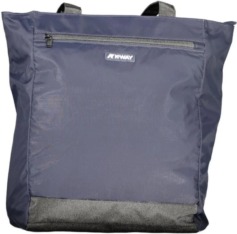 K-way Blauwe Polyester Handtas met Schouderbanden Blue - Foto 4