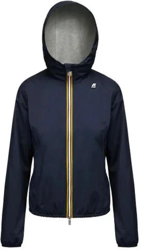 K-way Blauwe Stretch Poly Jersey Jas Blue Dames - Foto 3