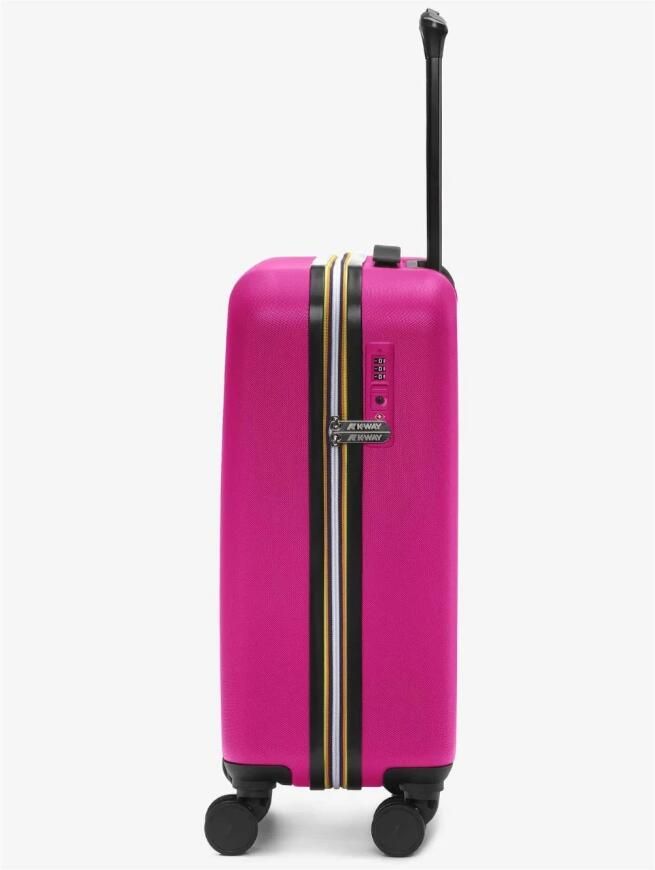K-way Compacte roze trolley met uitschuifbaar handvat Pink Dames - Foto 3