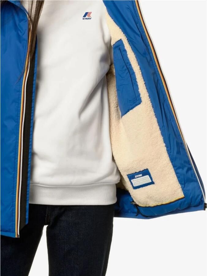 K-way Claude Fleecejas Blue Dames