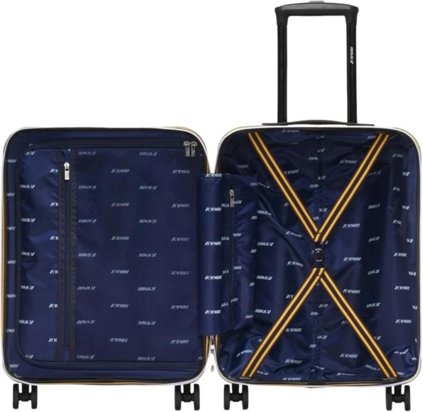 K-way Trendy Maxi Logo Handbagagekoffer voor Heren Rood Heren