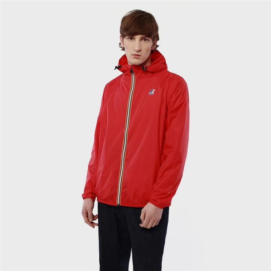 K-way Rode Sportieve Hoodie met Logo Red Heren