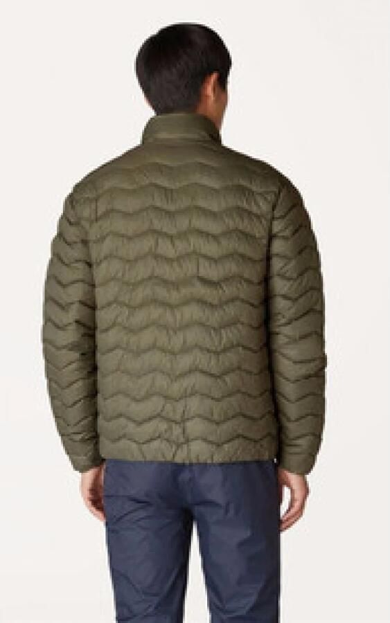 K-way Groene Gewatteerde Jas met Lange Mouwen Green Heren - Foto 4