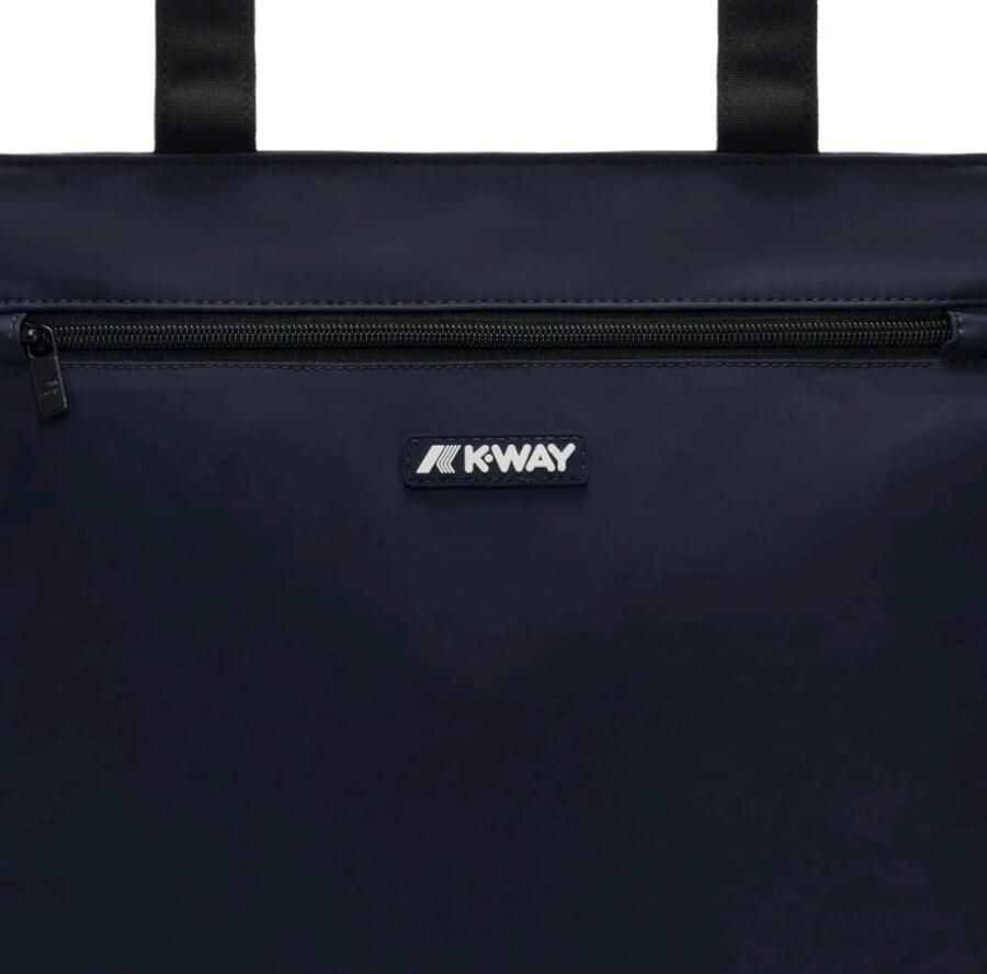 K-way Blauwe Polyester Handtas met Schouderbanden Blue - Foto 2