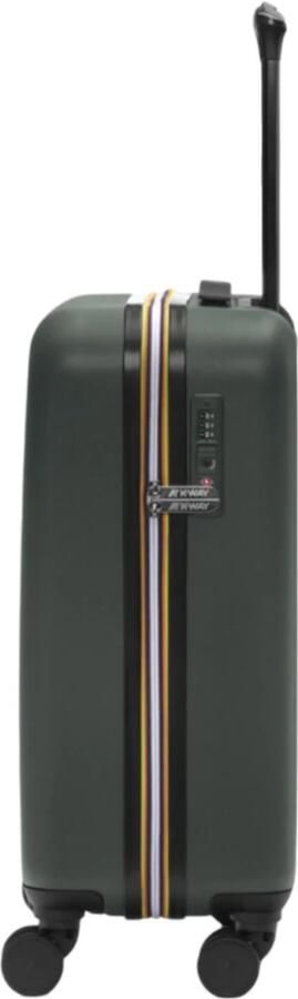 K-way Trendy Groene Cabin Bag met Maxi Logo en TSA-slot Green - Foto 5