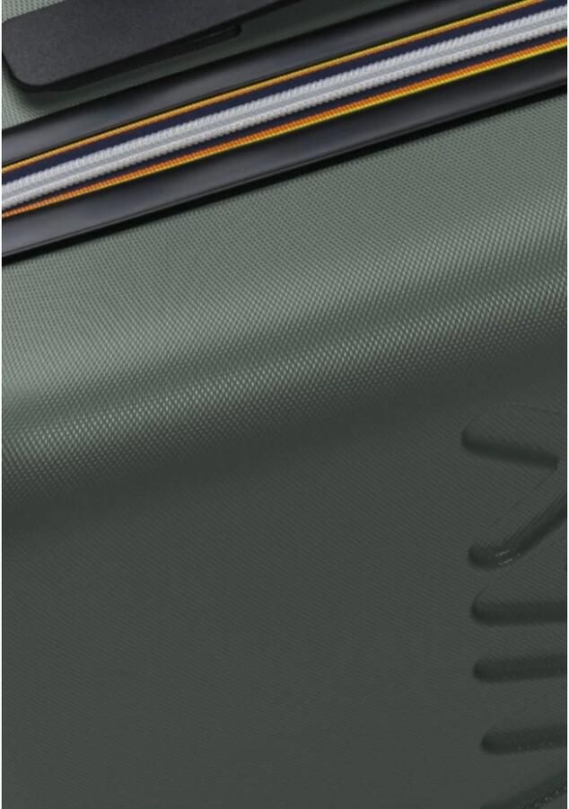 K-way Trendy Groene Cabin Bag met Maxi Logo en TSA-slot Green - Foto 2