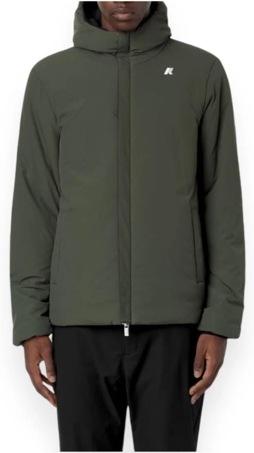 K-way Waterdichte Winddichte Ademende Omkeerbare Jas Black Heren