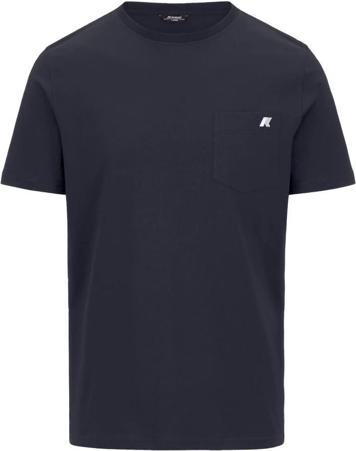 K-way Jersey T-shirt voor mannen Blue Heren