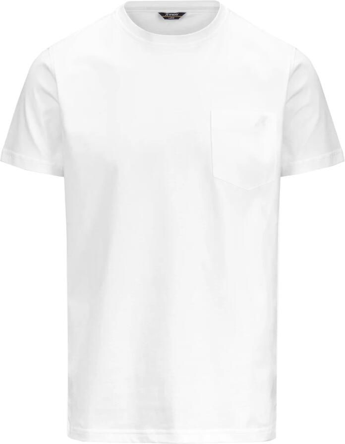 K-way Jersey T-shirt voor mannen White Heren