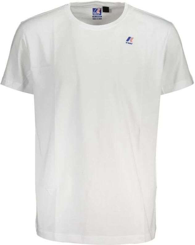 K-way Katoenen Logo Print T-shirt met korte mouwen White Heren - Foto 3