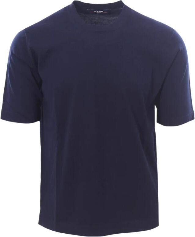 K-way Katoenen T-Shirt met korte mouwen Combe Blue Heren