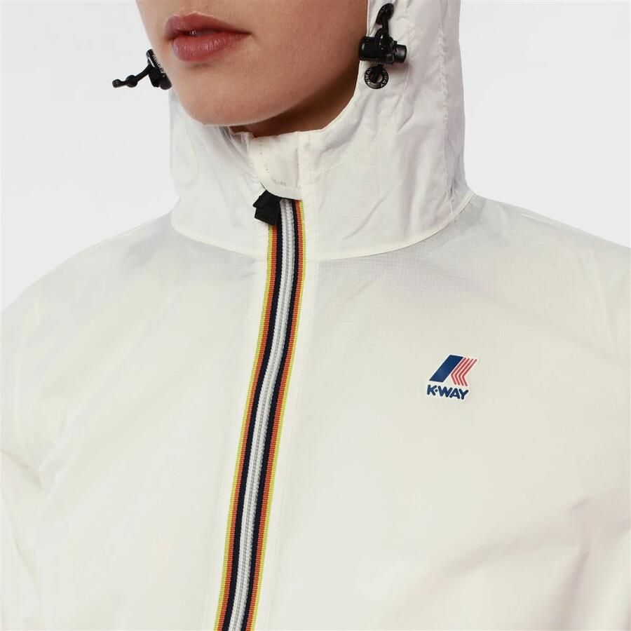 K-way Korte Unisex Windbreaker in Beige Marineblauw of Khaki Wit - Foto 2