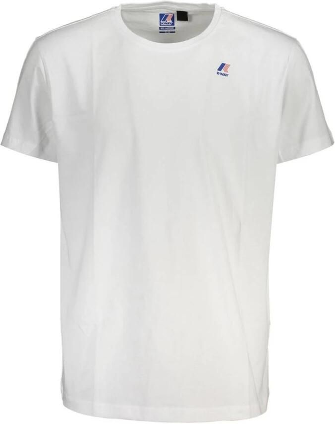 K-way Katoenen Logo Print T-shirt met korte mouwen White Heren - Foto 2
