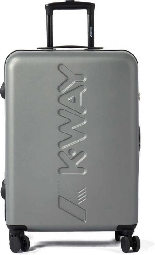 K-way Metallic Grey Cabin Trolley Gray Unisex - Foto 4
