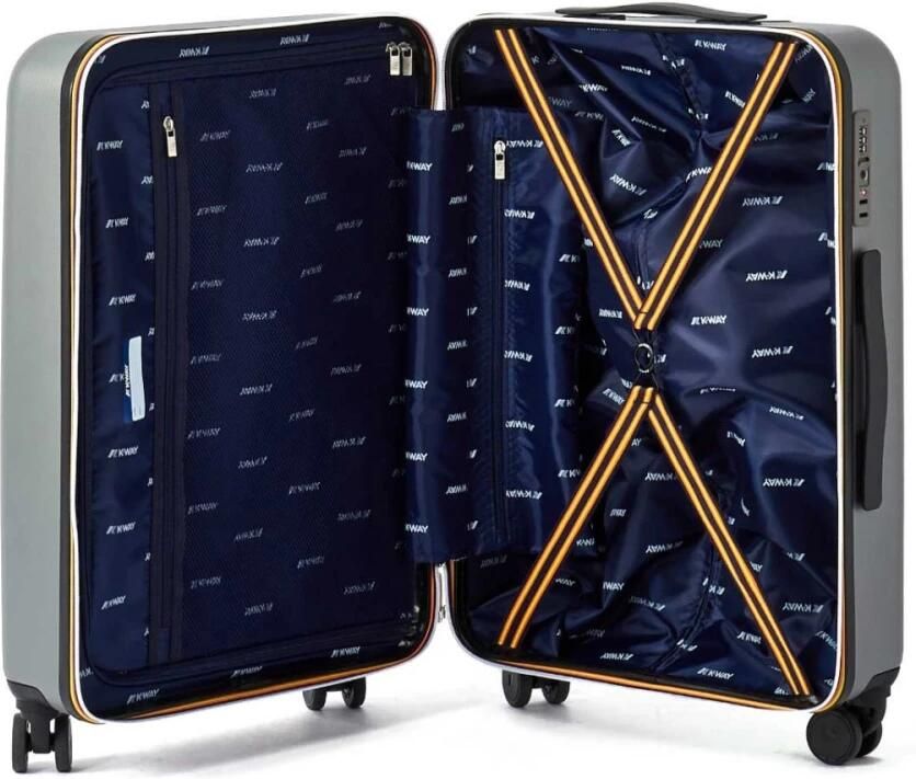 K-way Metallic Grey Cabin Trolley Gray Unisex - Foto 2