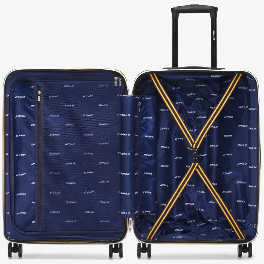 K-way Middelgrote Trolley in Zwart en Pure-Blue Cobalt Black Unisex
