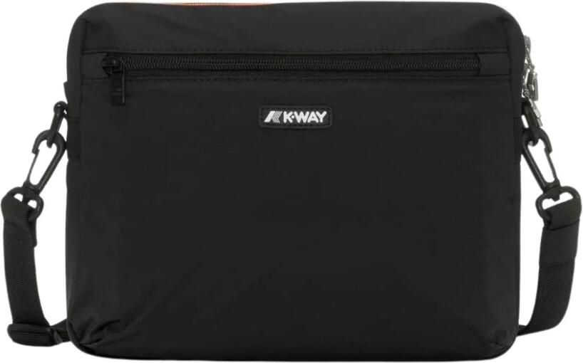 K-way Zwarte Crossbody Tas Mod.Moire Black Unisex