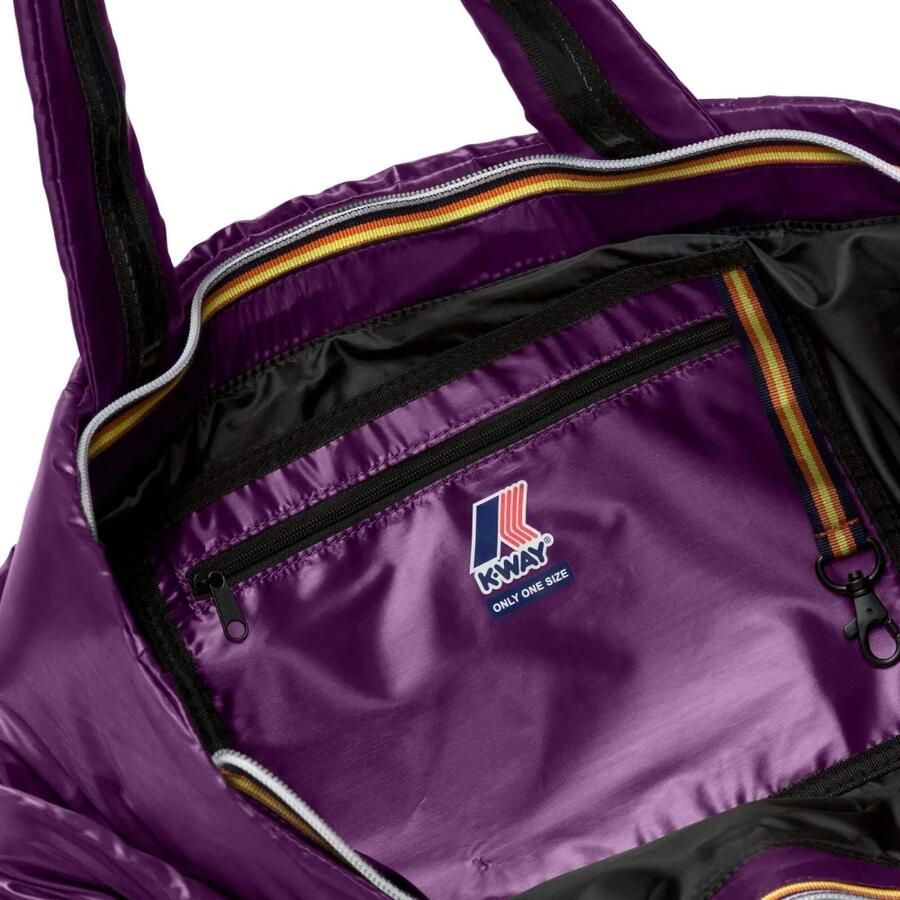 K-way Nylon Tote Tas Purple Dames