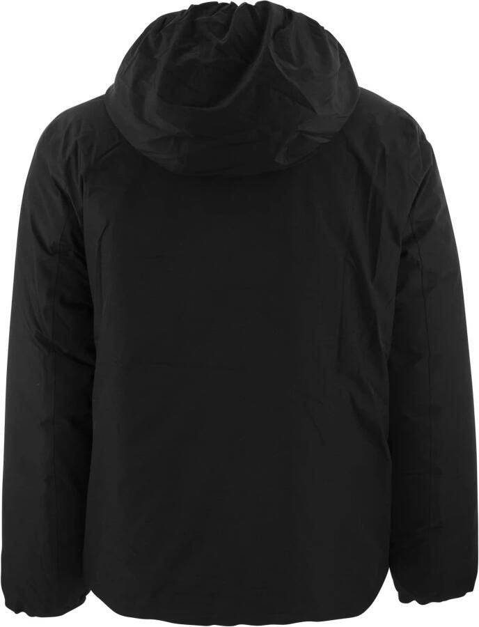 K-way Zwarte Eco Stretch Thermo Dubbele Hooded Waterdichte Jas Black Heren - Foto 2