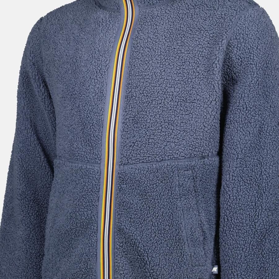 K-way Omkeerbare Sherpa-jas voor mannen Gray Heren