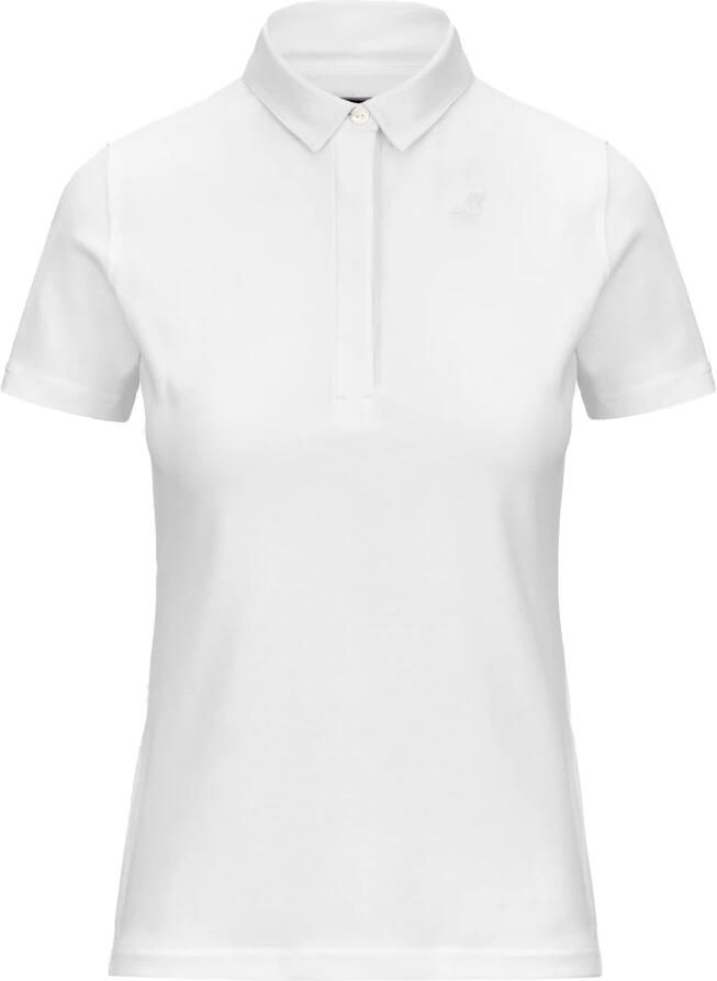 K-way Witte Polo T-shirt Amedea White Dames