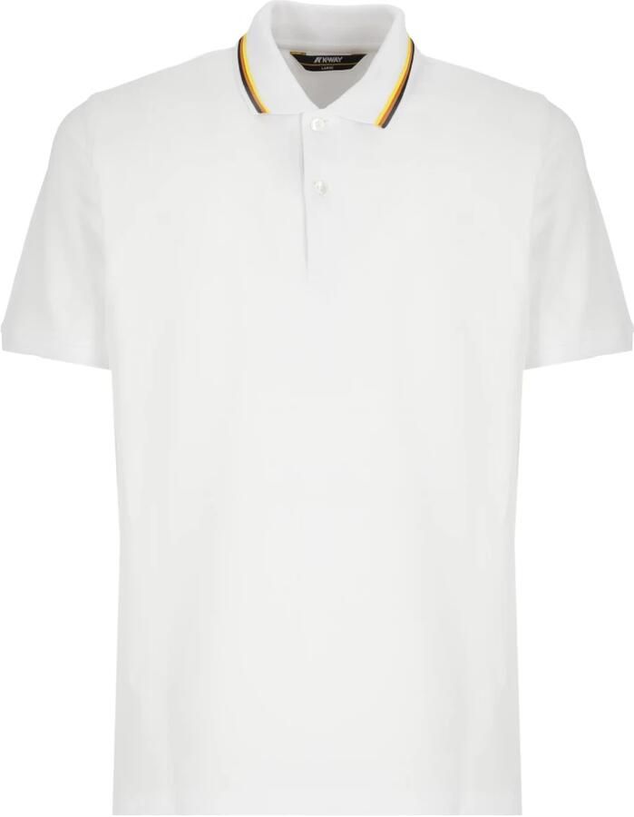 K-way Klassieke Polo Shirt White Heren