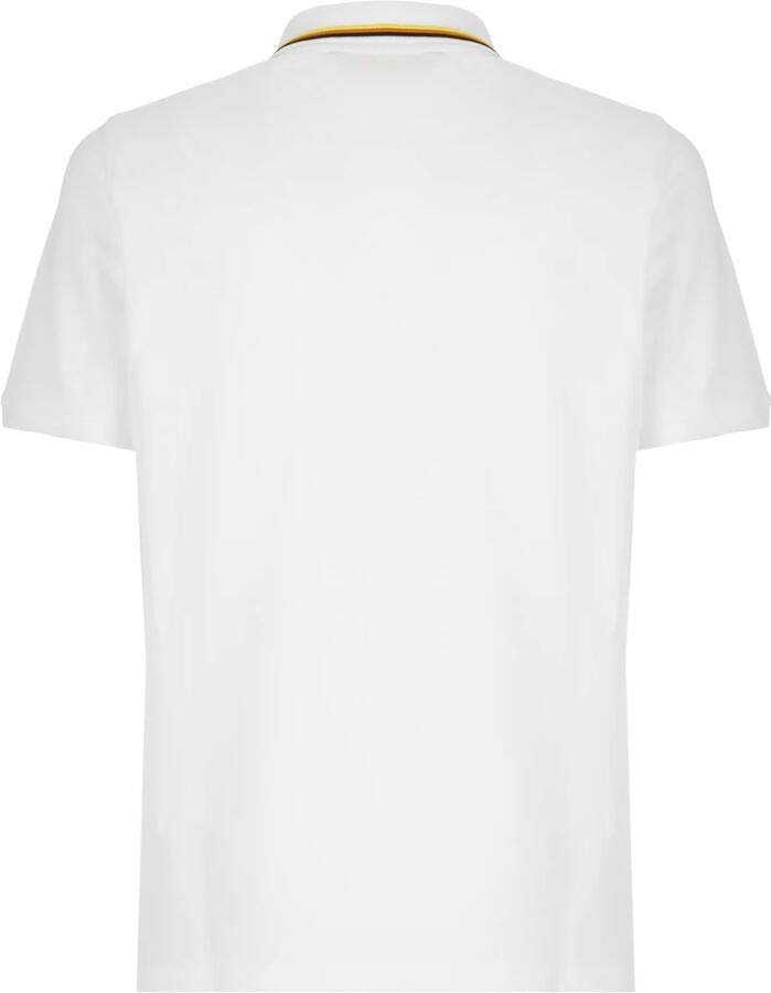 K-way Klassieke Polo Shirt White Heren - Foto 2