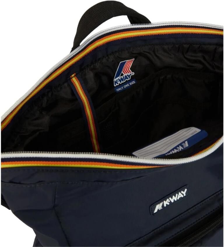 K-way Blauwe Herenrugzak met Meerdere Compartimenten Blue Dames