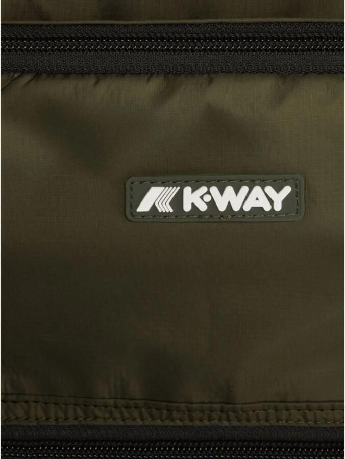 K-way Groene Rugzak met Meerdere Comparti ten Green