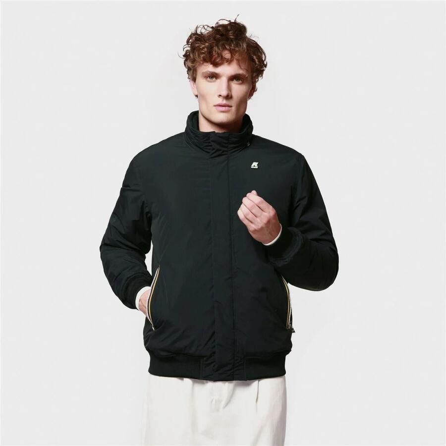 K-way Ripstop Marmot Bomberjack Black Heren