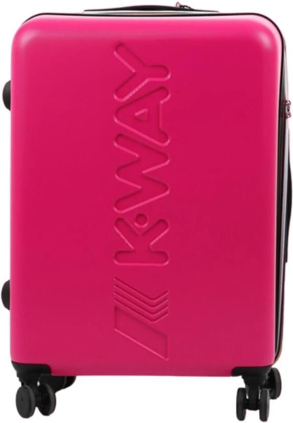 K-way Stevige Reistrolley met Vier Wielen Pink Unisex - Foto 2